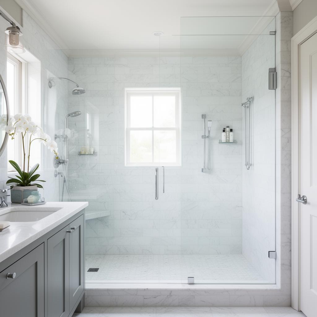 Luxury bathroom installation by Jurassic Bathrooms
